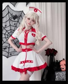 ナース服 コスプレ衣装 5点セット ハロウィン【近日削除】のサムネイル