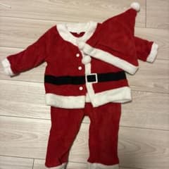 サンタコスチューム 90cm 赤のサムネイル