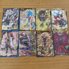 スーパードラゴンボールヒーローズ カード 8枚セットのサムネイル