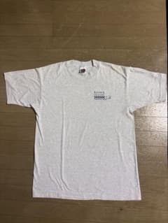 【90sヴィンテージ】フルーツオブザルーム BEST 企業Tシャツ グレー Lのサムネイル