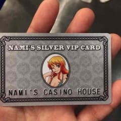 東京タワーのワンピースのナミのカジノのVIPカードのサムネイル