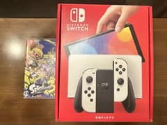 Switch 有機el ホワイト 本体 スプラトゥーン3 ソフト まとめ売り 