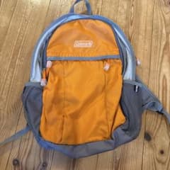 Coleman キッズ リュック オレンジ グレーのサムネイル