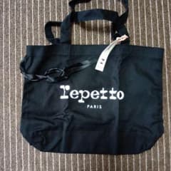 repetto トートバッグ 黒のサムネイル