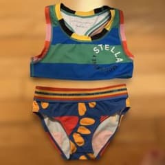 ステラマッカートニーキッズ SMC 女の子用 カラフル ビキニ水着 6Y