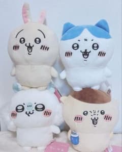 5点セット ちいかわ 寝袋 ぬいぐるみ ちいかわ ハチワレ うさぎ