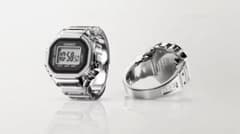 CASIO カシオ リングウォッチ CRW-001-1JR シルバー 6月再販分 - メルカリ