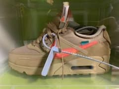 OFF-WHITE × NIKE AIR MAX 90 DESERT OREのサムネイル