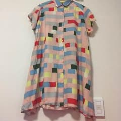 チェック柄シャツワンピースのサムネイル