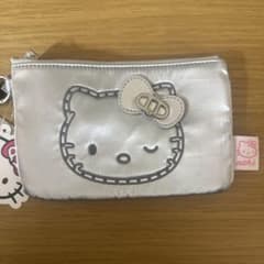 JOSEPH&STACEY HELLOKITTYポーチ　シルバーのサムネイル