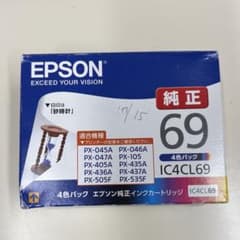 EPSON 純正インクカートリッジ IC4CL69 4色 （未開封・期限切れ）のサムネイル