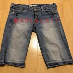 tommy girlデニムハーフパンツ女性。子供150㌢〜OKのサムネイル