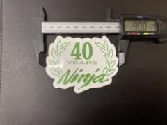 カワサキ Kawasaki ニンジャ ninja 40周年 ステッカー シールのサムネイル