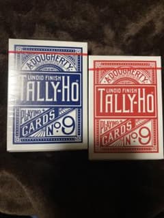 TALLY-HO No.9 トランプセット 青 赤 - メルカリ