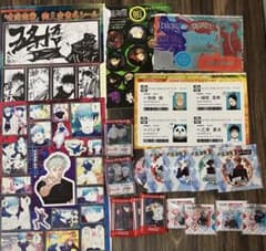 呪術廻戦 グッズセット 缶バッジ アクリルチャーム ふせん シールシート