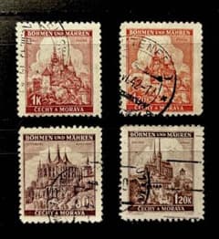 切手】ドイツ第三帝国 ボヘミア・モラビア1944年 - メルカリ