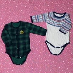 sale♪コメントで800円にお値下げします。ロンパースセット✩★のサムネイル