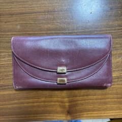 Chloé クロエ 長財布 レザー ボルドーのサムネイル