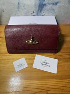 Vivienne Westwood 長財布 牛革 ボルドーのサムネイル