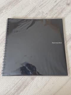 【新品未使用品 フォト・スクラップアルバムL ブラック】