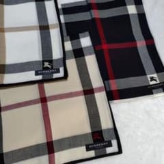 BURBERRY チェック柄 ハンカチ　 ３点セットのサムネイル
