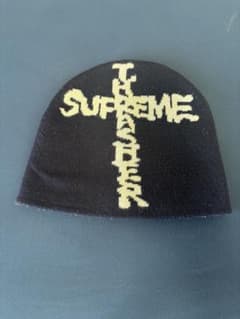 Supreme Thrasher ニット帽 ビーニー ブラックのサムネイル