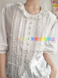 超美品 カネコイサオ ピンタック pフリル パールボタン - メルカリ