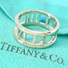 美品 ティファニー オープン アトラス リング 約16.5号 シルバー925