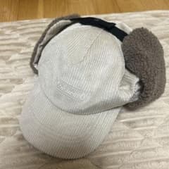 Coleman コーデュロイ フライトキャップ ベージュ