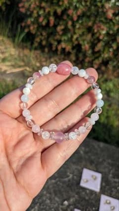 ✨️美品✨️　働く女性のお守り天然石ブレスレットのサムネイル