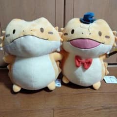 ツク之助　でっかいフトアゴヒゲトカゲ　ぬいぐるみ　プライズ　セット　タグ付き ツク之助 でっかいフトアゴヒゲトカゲ ぬいぐるみ - メルカリ