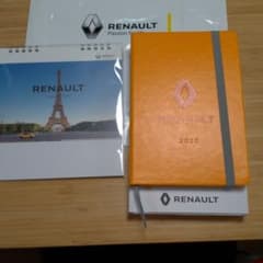 RENAULT ルノー 2020年手帳＆卓上カレンダーのサムネイル