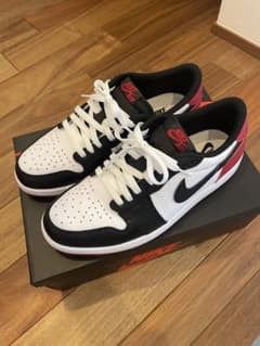nike air jordan 1 low black toe ブラック トゥのサムネイル