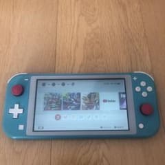 nintendo switch LITE ターコイズ  訳ありのサムネイル