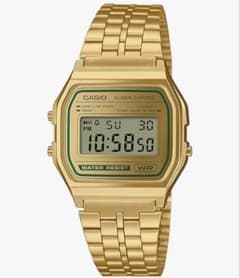 CASIO クラシック メンズ ゴールド グリーン　 腕時計【希少】のサムネイル
