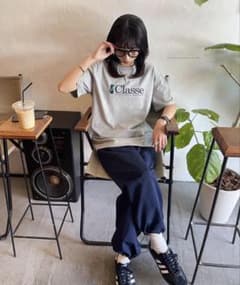 シティガール　ロゴプリント Tシャツ フリーサイズ グレーのサムネイル