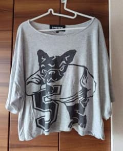 5PREVIEW フレンチブルドッグ クロップドTシャツ ユニセックスのサムネイル