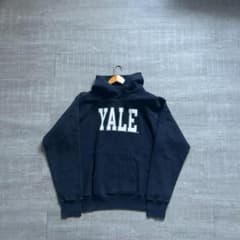 XXL Champion YALE パーカー ネイビー
