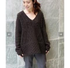 1月末限定出品*IENA×NaokoTsuji アランテントライン プルオーバー m52590980485_1.jpg?1762670167