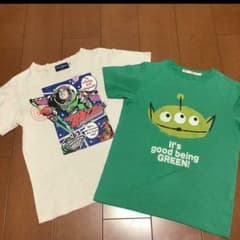 [7月末処分予定]トイストーリー　バズ&エイリアン　Tシャツ2枚のサムネイル