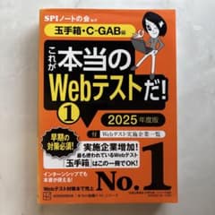 これが本当のWebテストだ! 1 2025年版 玉手箱・C-GAB編 講談社のサムネイル
