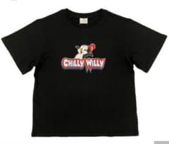 CHILLY WILLY チリーウィリー 半袖 Tシャツ ブラック　レディースL