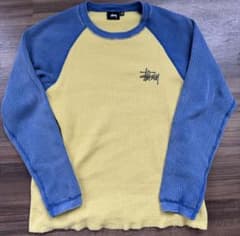 Stussy 25ss THERMAL 2TONE BASIC ラグラン M STUSSY SU25'】Stussy 2 Tone Raglan Thermal (STUSSY/Tシャツ