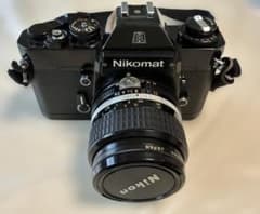 Nikomat EL 本体+35mm 2.8レンズ付き フィルム一眼レフカメラ - メルカリ