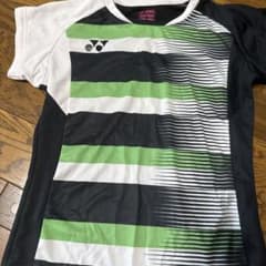 YONEX Tシャツ ブラック グリーン Mのサムネイル