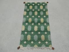 136×68cm ギャッベ 手織り 民族ギャッベ アクセントラグ - メルカリ