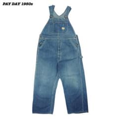 1950s PENNES PAYDAYデニムオーバーオール　ペイデイ　ペニーズ PENNEY'S PAYDAY DENIM OVERALL 1950s - メルカリ
