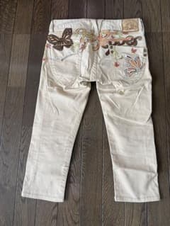 Desigual バタフライ刺繍 クロップドパンツのサムネイル