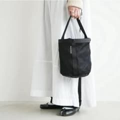 BAG'n'NOUN メッシュドラムＳ　ネットドラムＳバケット型ハンドバッグ 黒のサムネイル
