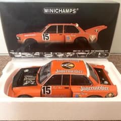 ミニチャンプスBMW320i FALTZ イエーガーマイスターオレンジ 1/18